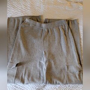 Gray Knit Lounge Pants